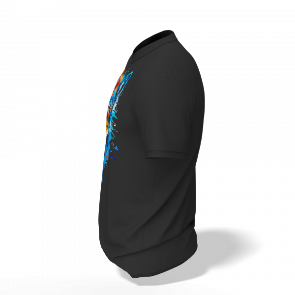 C-TS-04_SEMI_T_MOCKUP_UNI_S Playera "Lobo Guardián Cromático" | Colección Tono Salvaje