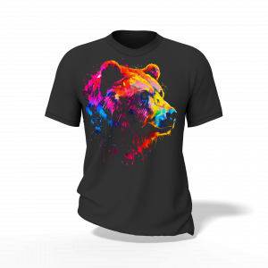 Playera "Oso Perfil Radiante" | Colección Tono Salvaje