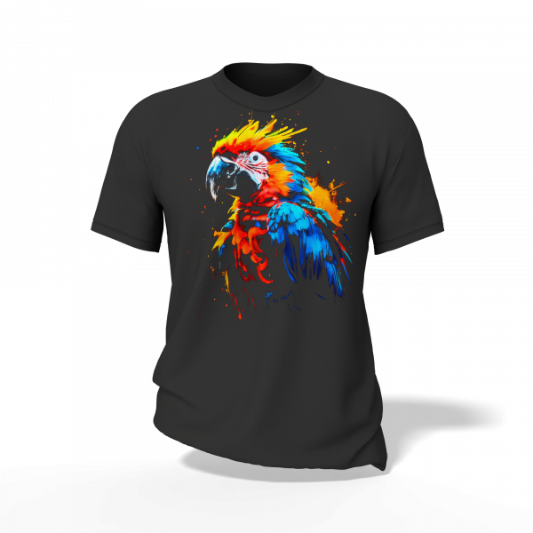 C-TS-08_SEMI_T_MOCKUP_CAB_F Playera "Guacamaya Vuelo Tropical" | Colección Tono Salvaje