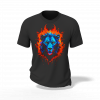 Playera "León Fuego Azul" | Colección Tono Salvaje