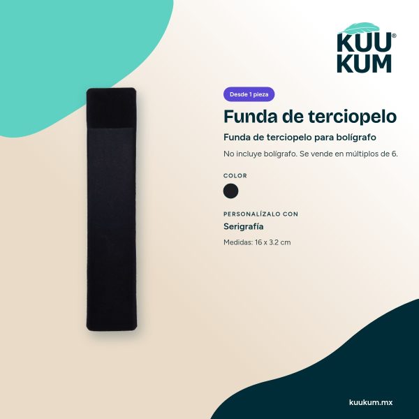 Funda de terciopelo: colores y técnicas de personalización